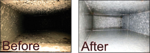 air ducts before and after